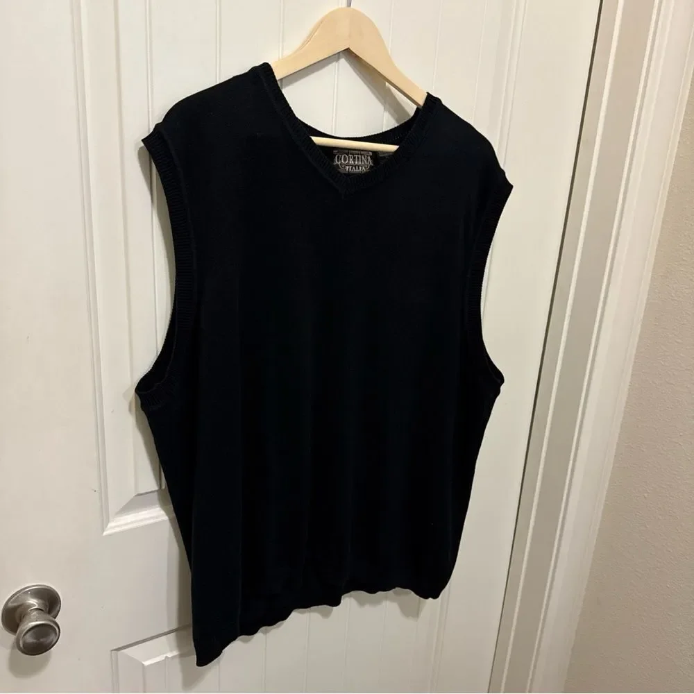 Vintage Cortina Italia Sleeveless Sweater Men’s Size XL